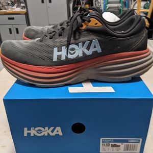 Hoka Bondi 8, slightly used Men's size 11.5 very comfortable running shoe.
